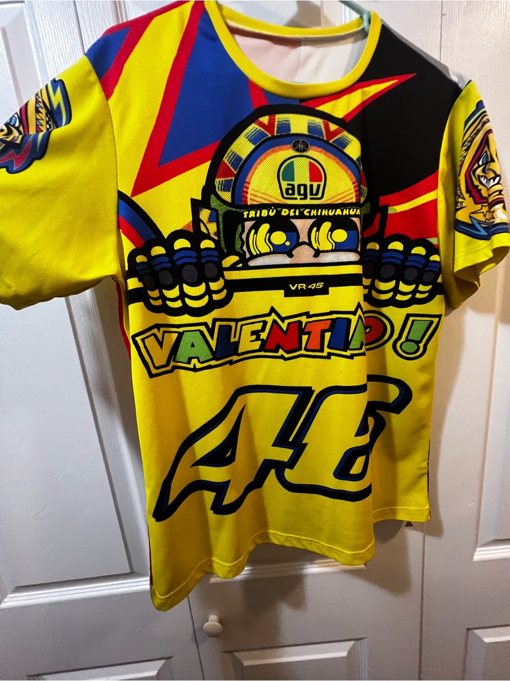 Valentino Rossi Yellow Graphic Racing Tee